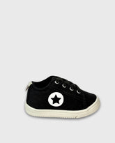 Tenis Bebé Niño Estrella Negro Melosos Black